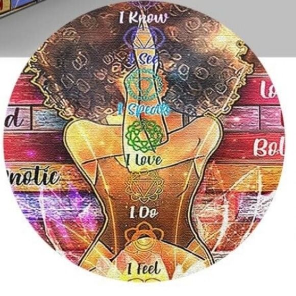 Yoga Meditation Poster Meditation, 20"x 16" Canvas Fabric Framed - Picture 3 of 4